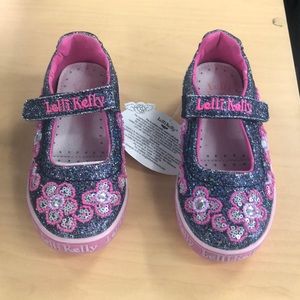 Children’s sneakers with glitter